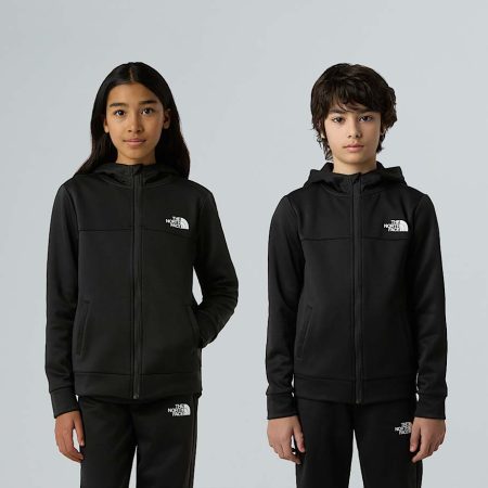 The North Face Reaxion-hoodie Met Volledige Ritssluiting Voor Tieners Tnf Black male