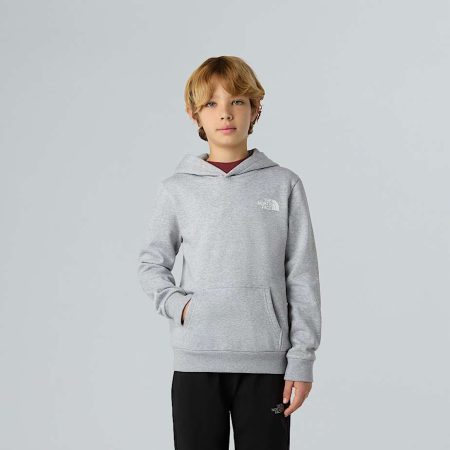 The North Face Simple Dome-hoodie Voor Tieners Tnf Light Grey Heather male