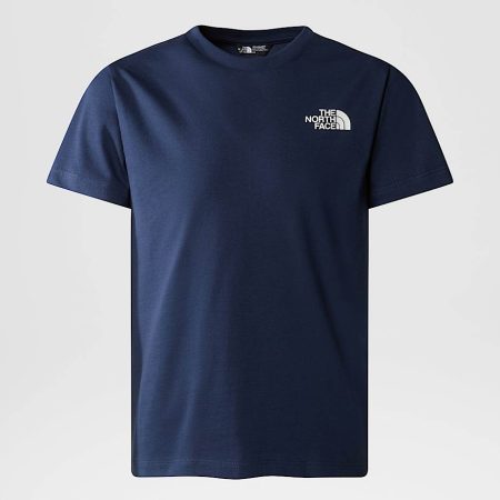 The North Face Simple Dome-t-shirt Voor Tieners Summit Navy male