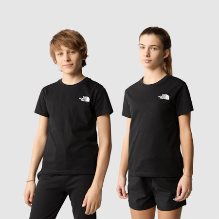 The North Face Simple Dome-t-shirt Voor Tieners Tnf Black male