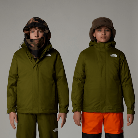 The North Face Snowquest-jas Voor Tieners Forest Olive male