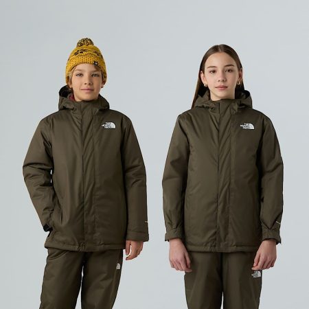 The North Face Snowquest-jas Voor Tieners New Taupe Green male