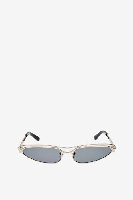 The Attico zonnebril ATTICO73C4SUN white gold/silver