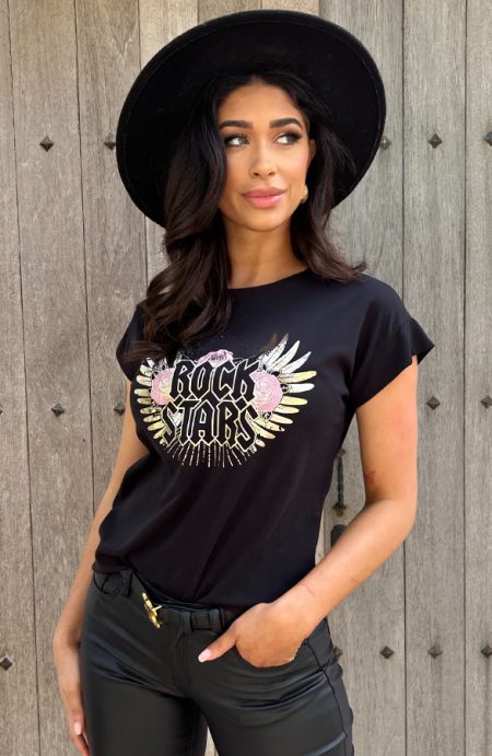 Top Rock Stars Zwart