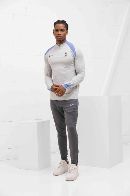 Tottenham Hotspur 1/4 Zip Trainingspak Heren - Maat M - Kleur: Grijs | Soccerfanshop