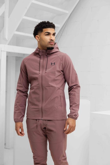 Under Armour Vibe Woven Jack Heren Paars - Maat M - Kleur: Paars | Soccerfanshop