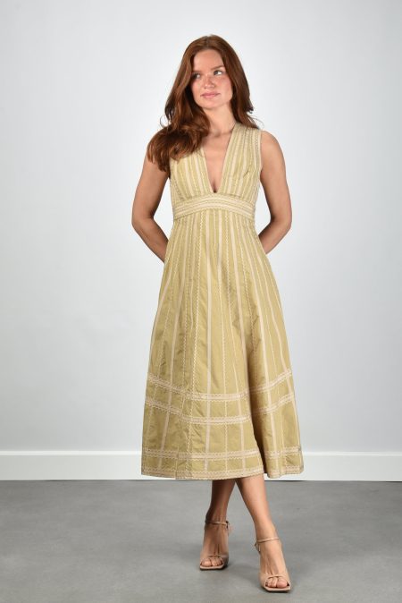 Ulla Johnson jurk PS260116 sand