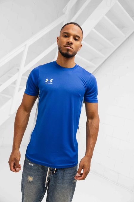 Under Armour Challenger T-Shirt Heren Blauw - Maat XXL - Kleur: Blauw | Soccerfanshop