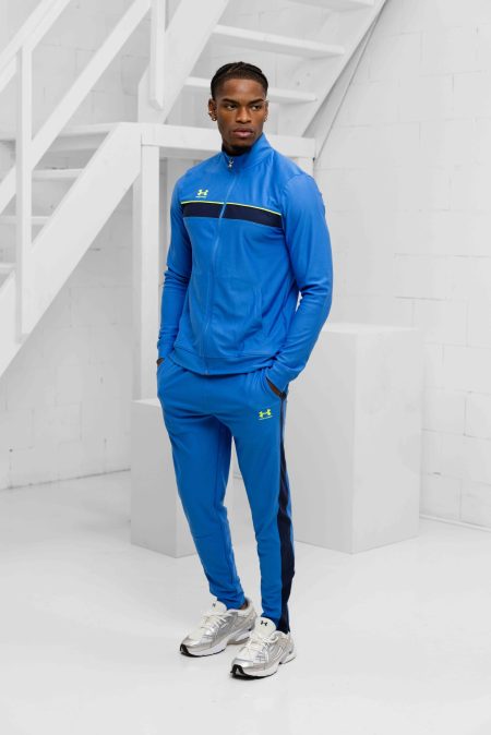 Under Armour Challenger Trainingspak Heren Blauw/Geel - Maat XXL - Kleur: GeelBlauw | Soccerfanshop