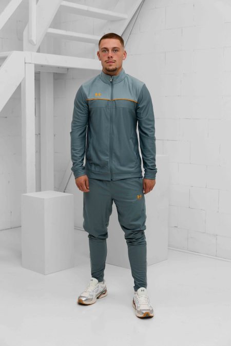 Under Armour Challenger Trainingspak Heren Blauw/Oranje - Maat XXL - Kleur: BlauwOranje | Soccerfanshop