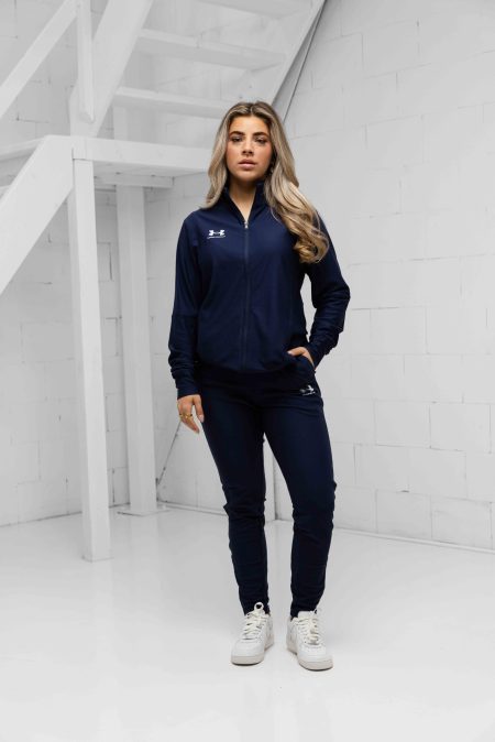 Under Armour Challenger Trainingspak Dames Donkerblauw - Maat XXS - Kleur: Donkerblauw | Soccerfanshop