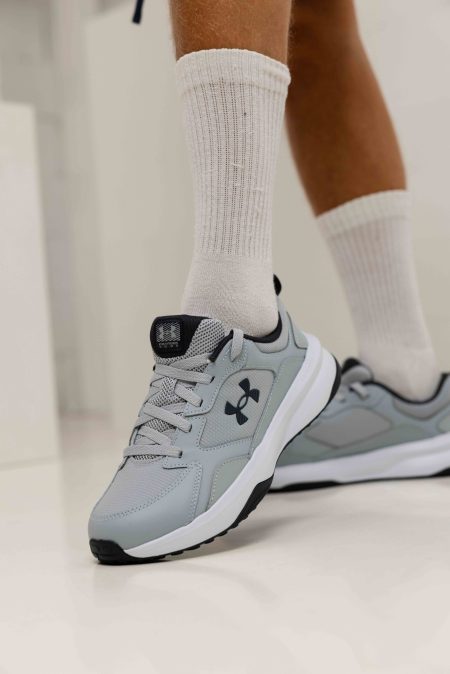 Under Armour Charged Edge Sneakers Heren Grijs - Maat 46 - Kleur: Zwart | Soccerfanshop