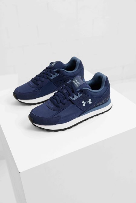 Under Armour Essential Runner Sneakers Heren Donkerblauw - Maat 46 - Kleur: Donkerblauw | Soccerfanshop