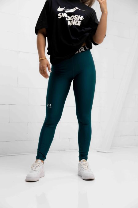 Under Armour Heatgear Legging Dames Donkergroen - Maat L - Kleur: Donkergroen | Soccerfanshop