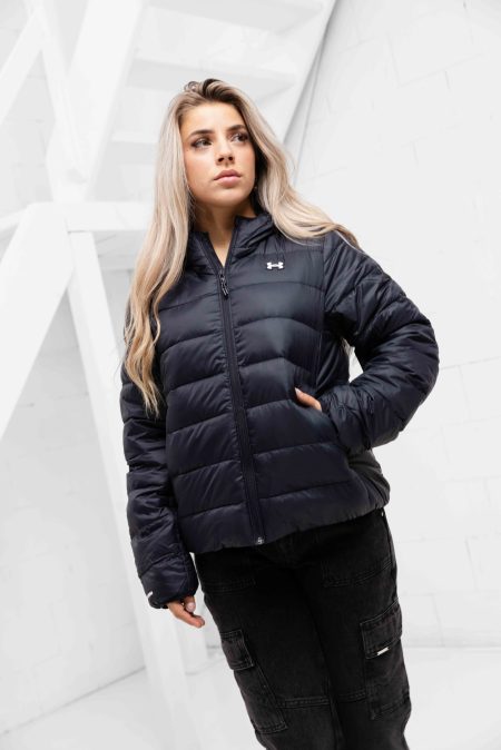 Under Armour Legend Down Winterjas Dames Zwart - Maat XL - Kleur: Zwart | Soccerfanshop