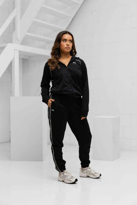 Under Armour Rival Tricot Trainingspak Dames Zwart - Maat XL - Kleur: Zwart | Soccerfanshop