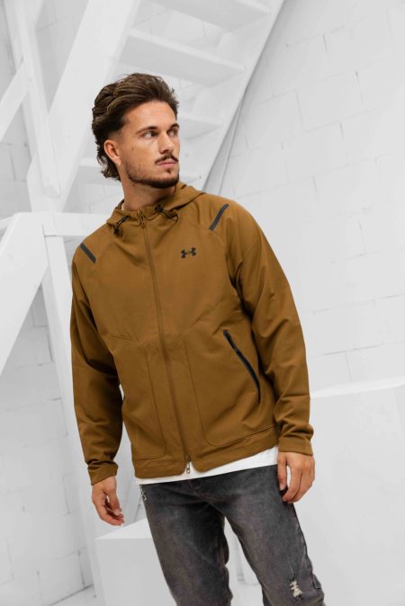 Under Armour Unstoppable Trainingsjack Heren Bruin - Maat L - Kleur: Bruin | Soccerfanshop