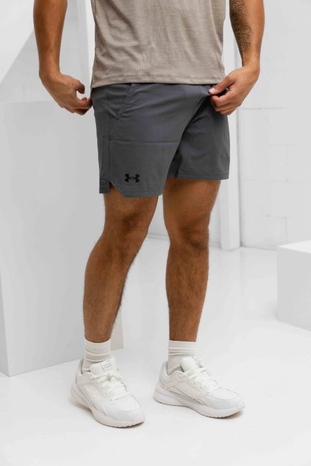 Under Armour Vanish Woven 15CM Korte Broek Heren Grijs - Maat XXL - Kleur: Grijs | Soccerfanshop