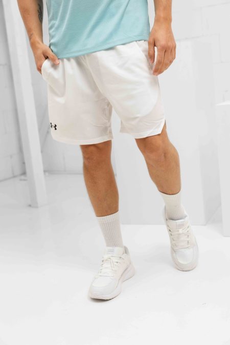 Under Armour Vanish Woven 15CM Korte Broek Heren Wit - Maat L - Kleur: Wit | Soccerfanshop