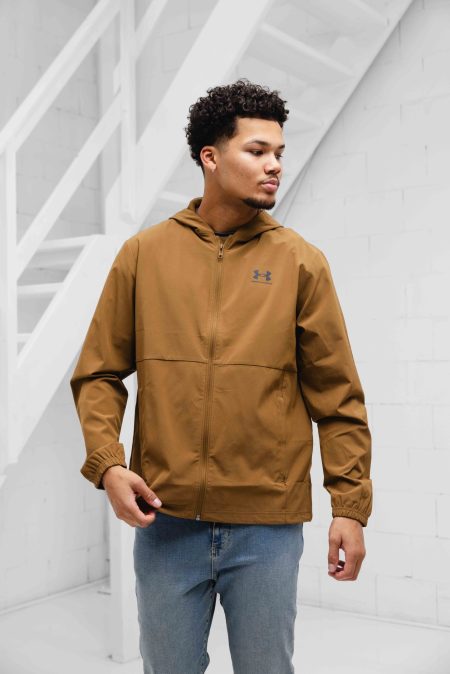 Under Armour Vibe Windbreaker Heren Bruin - Maat L - Kleur: Bruin | Soccerfanshop