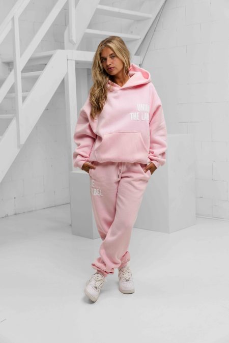 Unique The Label Elyana Trainingspak Dames Roze - Maat XL - Kleur: Roze | Soccerfanshop