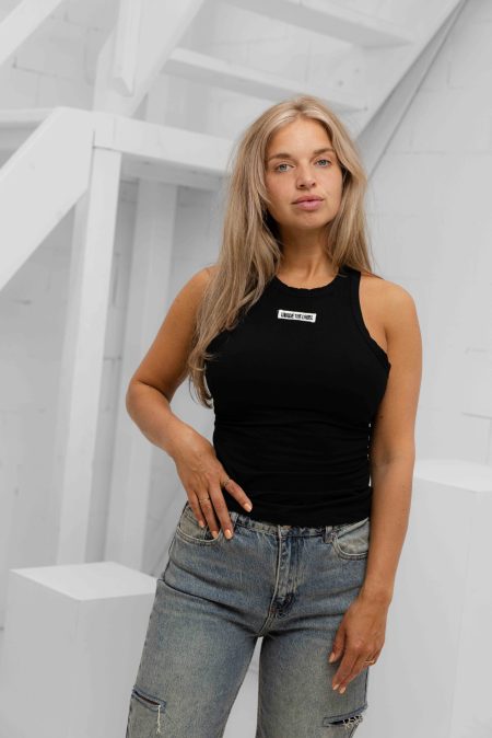 Unique The Label Nena Halter Top Dames Zwart - Maat XL - Kleur: Zwart | Soccerfanshop