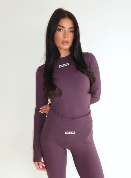 Unique The Label Nena Longsleeve Dames Paars - Maat S - Kleur: Paars | Soccerfanshop