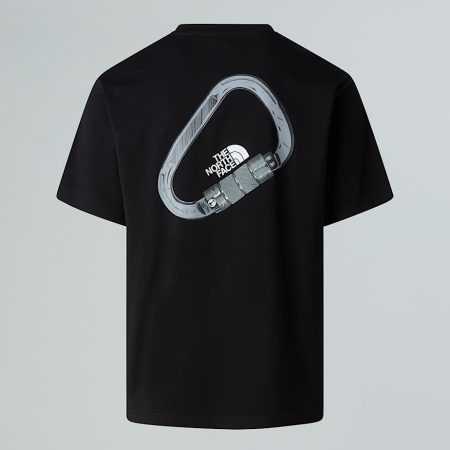 The North Face Uniseks Explore Carabiner Relaxed-t-shirt Tnf Black male