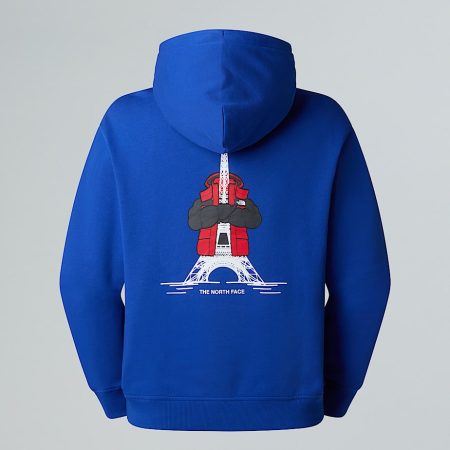 The North Face Uniseks France Relaxed-hoodie Tnf Blue male