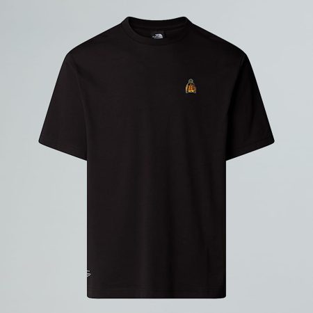 The North Face Icon Mountain Jacket Relaxed T-shirt Uniseks Tnf Black male