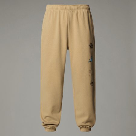 The North Face Uniseks Relaxed Mountain Cleanup-joggingbroek Khaki Stone male