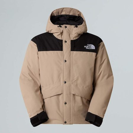 The North Face Uniseks Mountain-donsjas Mushroom Grey-tnf Black male