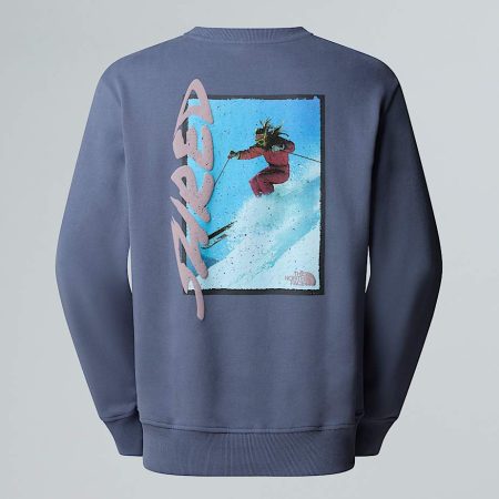 The North Face Uniseks Nse Slopes Relaxed-sweatshirt Twilight Galaxy male