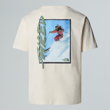 The North Face Uniseks Nse Slopes Relaxed-t-shirt White Dune male