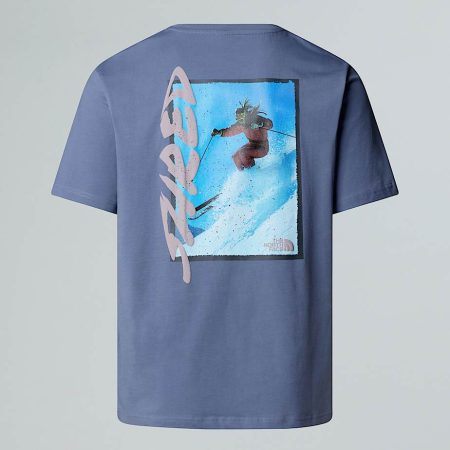 The North Face Uniseks Nse Slopes Relaxed-t-shirt Twilight Galaxy male