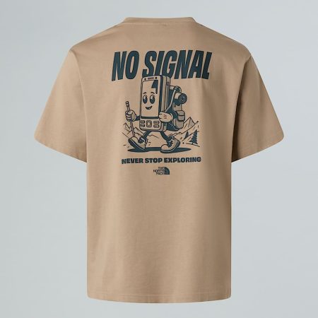 The North Face Uniseks No Signal Relaxed-t-shirt Mushroom Grey male
