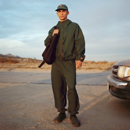 The North Face Uniseks Inpakbare Redbox-windjas Met Capuchon Hunter Green male