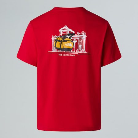 The North Face Uniseks Spain Relaxed-t-shirt Tnf Red male