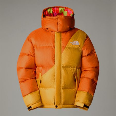 The North Face Uniseks Tnf X Yinka Ilori-pufferdonsjas Red Orange-apricot Glaze male