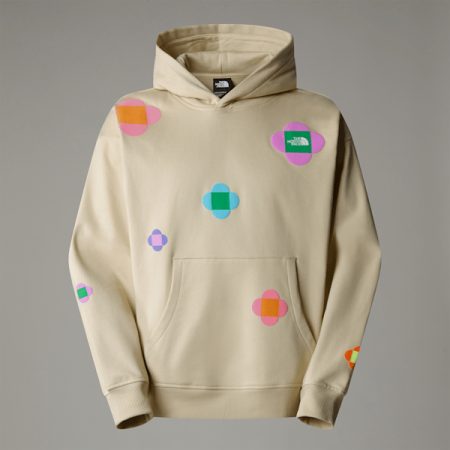 The North Face Uniseks Tnf X Yinka Ilori Let's Blossom Together-hoodie Gravel male