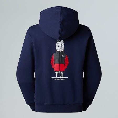 The North Face Uniseks Uk Relaxed-hoodie Summit Navy male