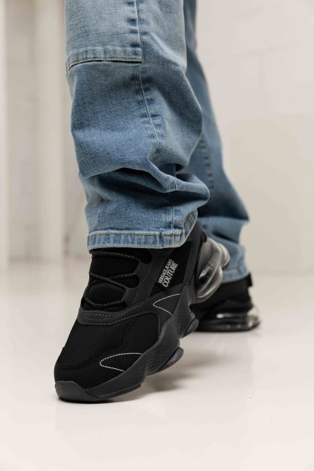 Versace Jeans Couture Fondo Nomo Sneakers Heren Zwart - Maat 45 - Kleur: Zwart | Soccerfanshop