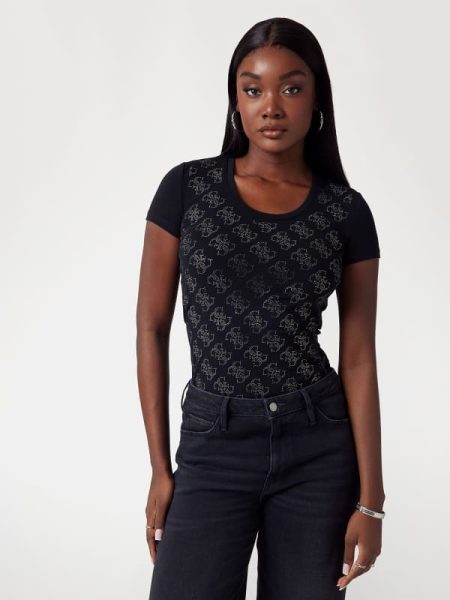 T-Shirt Strasstenen 4G-Logo