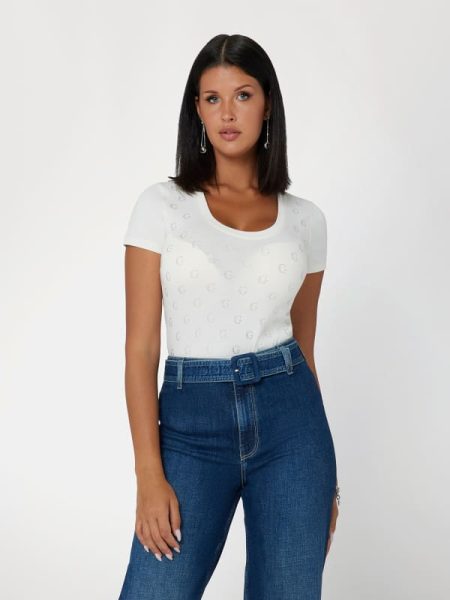 T-Shirt Met G-Logo Van Stras