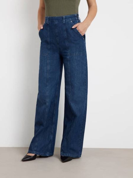 Jeans Wijde Pijpen Hoge Taille