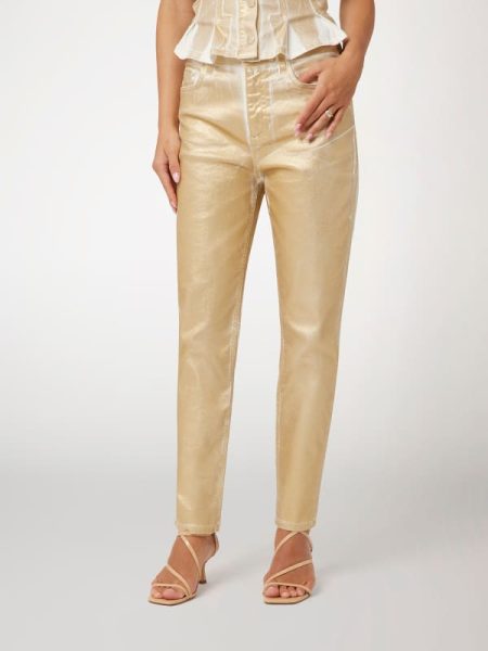 Slim Jeans Met Metallic Effect