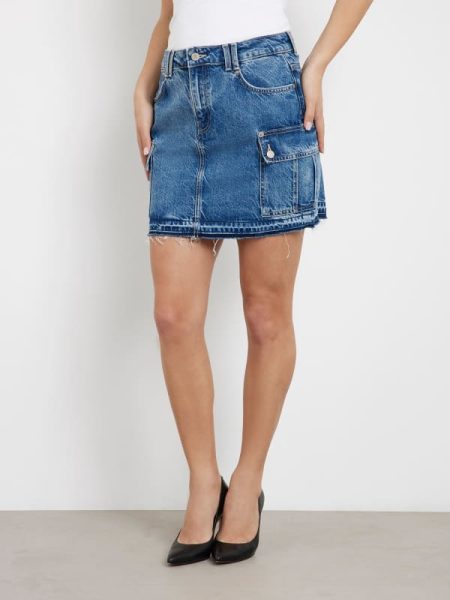 Cargo Minirok Van Denim