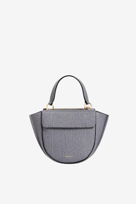 Wandler crossbody Hortensia Piccola 000168-3053 grey lizzard