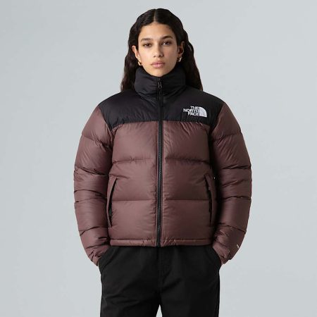The North Face 1996 Retro Nuptse-jas Voor Dames Tawny Quartz-tnf Black female