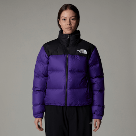 The North Face 1996 Retro Nuptse-jas Voor Dames Peak Purple-tnf Black female